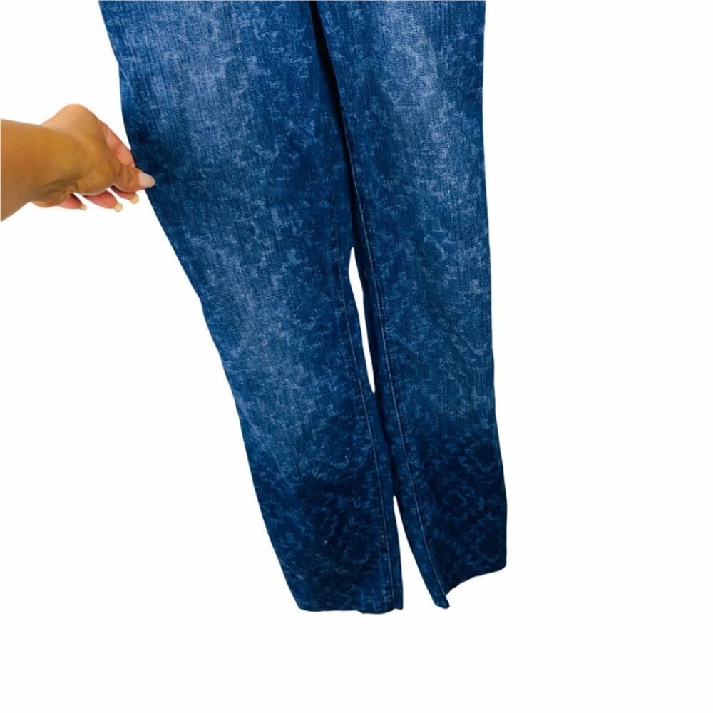 Hollister Tribal Print Jeans Jumpsuit Denim Bib Overall Sz XS - Picture 5 of 14